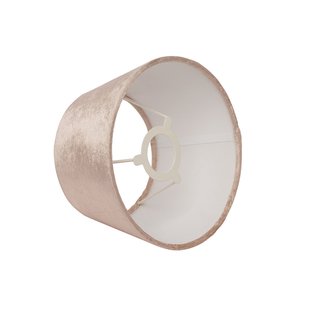 Lola kap, beige, Ø 33 cm, fluweel Watt & Veke - Designer - Stof