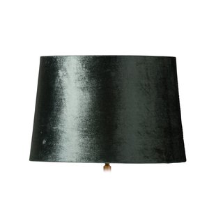 Lola kap, saliegroen, Ø 33 cm, fluweel Watt & Veke - Designer - Stof
