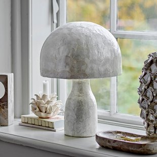 Adria tafellamp, parelmoer, hoogte 43 cm, E27 Bloomingville - Woonkamer - 1 lamp