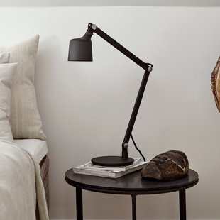 Vipp521 inbouwtafellamp, zwart, hoogte 55 cm - Werkkamer / Kantoor - Modern - Metaal - 1 lamp