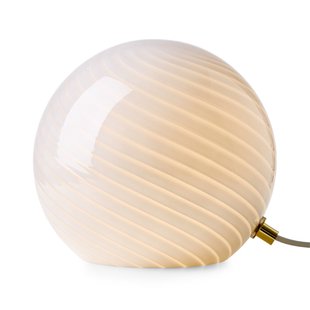 CANDY tafellamp, opaal, Ø 20 cm, glas, E14 Halo Design - Woonkamer - Designer - 1 lamp