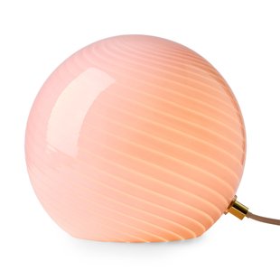 CANDY tafellamp, roze, Ø 20 cm, glas, E14 Halo Design - Woonkamer - Designer - 1 lamp