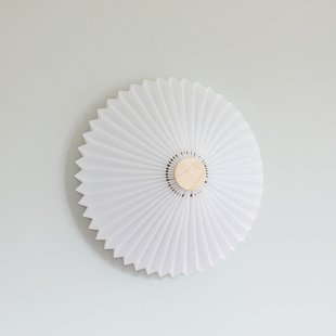 Paris plafonlamp, wit, Ø 50 cm, textiel, G9 Halo Design - Woonkamer - Designer - Stof - 1 lamp