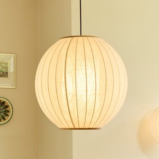 BALLON hanglamp, crème, Ø 70 cm, linnen, E27 Halo Design - Woonkamer - Designer - Stof - 1 lamp