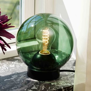 BUBBLES tafellamp, groen, Ø 18 cm, glas, E27 Halo Design - Woonkamer - Designer - 1 lamp