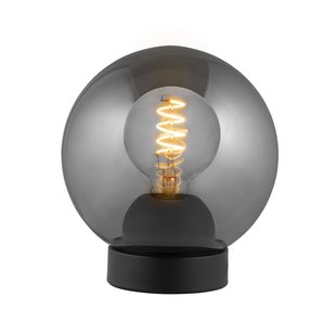 BUBBLES tafellamp, rookgrijs Ø 18 cm glas E27 Halo Design - Woonkamer - Designer - 1 lamp