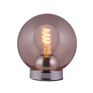 BUBBLES tafellamp, rosé, Ø 18 cm, glas, E27 Halo Design - Woonkamer - Designer - 1 lamp