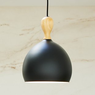 Dueodde hanglamp, zwart Ø 30 cm metaal E27 Halo Design - Woonkamer - Scandinavisch - 1 lamp