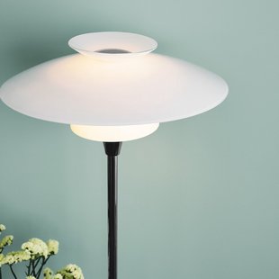 SCANDINAVIA vloerlamp, chroom/opaal, hoogte 150 cm Halo Design - Woonkamer - Scandinavisch - Glas - 1 lamp
