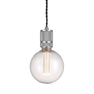 HALO hanglamp, mat zilver, hoogte 8 cm, E27 Halo Design - Woonkamer - Designer - Aluminium - 1 lamp