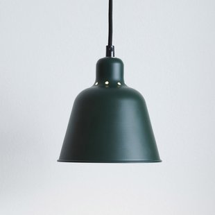 CARPENTER hanglamp, donkergroen, Ø 15 cm, E14 Halo Design - Woonkamer - Designer - Metaal - 1 lamp
