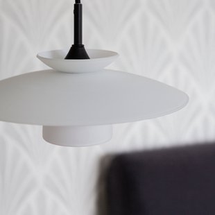 SCANDIC hanglamp, opaalglas, Ø 25 cm, G9 Halo Design - Woonkamer - Designer - 1 lamp