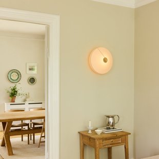 PARIS plafonlamp, Ø 40 cm, beige, textiel, E27 Halo Design - Woonkamer - Designer - Stof - 1 lamp