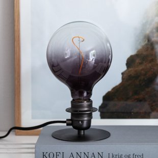 COMBI-tafellamp, gunmetal, Ø 11 cm, metaal, E27 Halo Design - Woonkamer - Antiek - 1 lamp