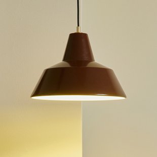 Workshop W3 hanglamp bruin aluminium E27 Made By Hand - Woonkamer - Scandinavisch - 1 lamp