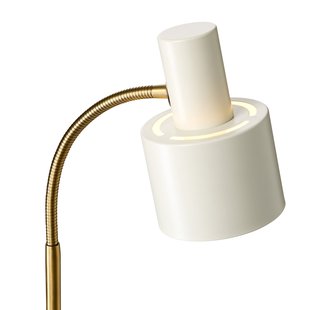 VOGUE vloerlamp, beige, hoogte 143 cm, metaal, E27 Halo Design - Woonkamer - Vintage / Retro - 1 lamp