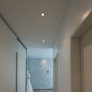 New Tria LED plafond inbouwspot, rond, wit, 3.000 K, 38° SLV - Gang / Hal - Aluminium - 1 lamp