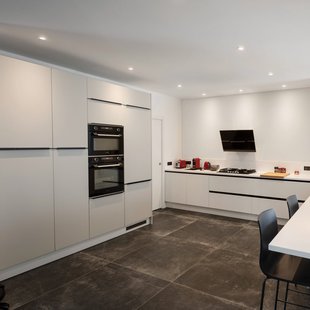 New Tria LED plafond inbouwspot, rond, wit, IP65, 3.000 K, 38° SLV - Badkamer - Aluminium - 1 lamp