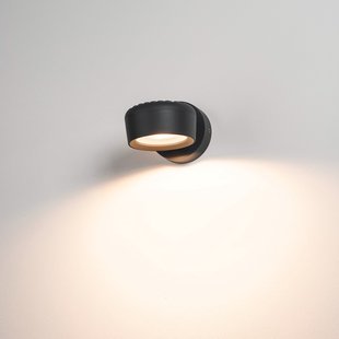 Eskina LED buiten wandlamp, antraciet, CCT, IP65 SLV - Balkon - Modern - Aluminium - 1 lamp
