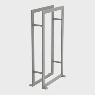 Allibert Handdoekhouder Loft-game Met 2 Stangen Grijs