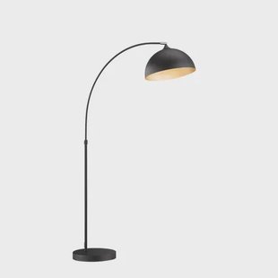 Fischer & Honsel Vloerlamp Leitung Zwart E27 40w