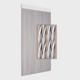 Degor Deurgordijn/vliegengordijn Dara Grijs/wit 100x230cm