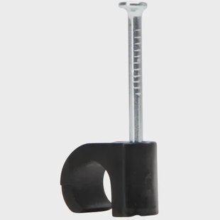 Spijkerclip 4-7mm Zwart 100 Stuks