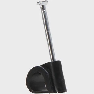Spijkerclip 7-11mm Zwart 50 Stuks