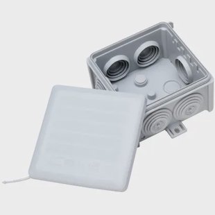Kabeldoos Ip65, 83x83x50mm, Grijs