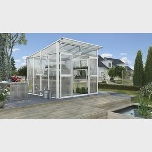 Vitavia Tuinkas Aphrodite 7800 - Polycarbonaat 10mm - Wit - 267x295x242cm