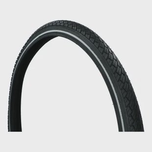 Dresco Buitenband Street - 26 X 1.75 - 47-559 - Zwart Reflecterend