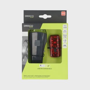 Dresco Verlichtingsset Razor Usb 60 Lux