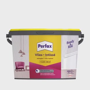 Perfax Ready & Roll Behanglijm Vlies - Transparant - 4,5kg
