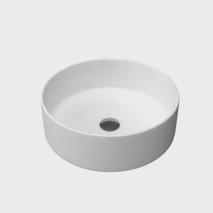 Aurlane Waskom Rond - Keramiek - Wit Glanzend - Diam. 36x12cm