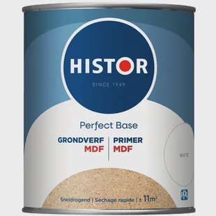 Histor Perfect Base Grondverf Mdf Wit 750ml