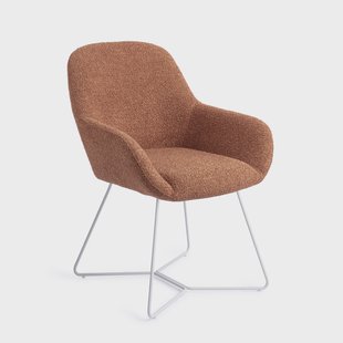 Jesper Home Eetkamerstoel 'Kushi' Beehive White, kleur Amber Autumn