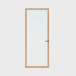 Cando Binnendeur Elegant Original Cc01 - Wit Eiken - Gelakt - Opdek - Links - 93x231,5cm