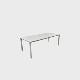 Central Park Alessio Eettafel - Sinterstone Wit - 100 X 220 X 75cm