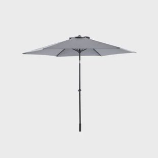 Central Park Parasol - Sunny - Diameter 288cm - Middengrijs - Aluminium