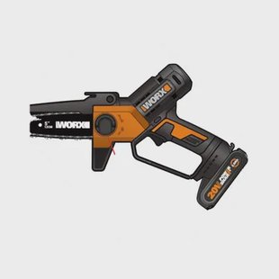 Worx Accu Kettingzaag Wg326e.9 - 20v - 12cm