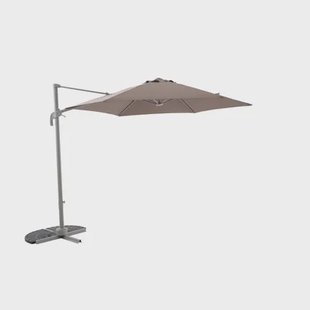 Central Park Zweefparasol - Vive - Diameter 290cm - Taupegrijs - 360° Draaibaar Kantelbaar