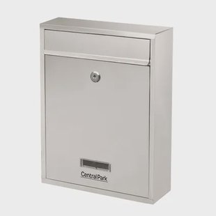 Central Park Wandbrievenbus Mailpal 200ss - Staal - 26x34x8,5cm