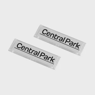 Central Park Brievenbus Naamplaat - Kunststof - Transparant - 8,5x15x1cm