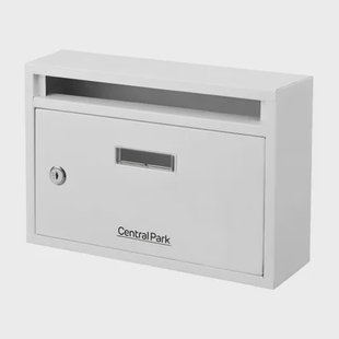 Central Park Ideeënbus Mailpal 100s - Staal - Wit - 30x20x10cm