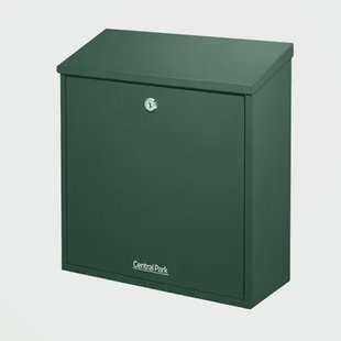 Central Park Wandbrievenbus Mailpal 500g - Staal - Groen - 36,5x41x16,5cm