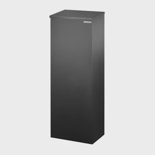 Central Park Pakketbrievenbus Parcelpal 9000 Bd - Staal - Zwart - 39x105x23cm