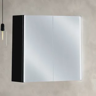 Spiegelkast Nova - Met Verlichting - Met Soft-close - 80x75x17cm