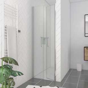 Aurlane Douche Swingdeur Saloon - Helder Glas 6mm - Chroom - 70x200cm