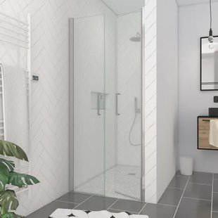 Aurlane Douche Swingdeur Saloon - Helder Glas 6mm - Chroom - 90x200cm