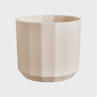 Elho Bloempot Facet - Kunststof - Amandelroze - Diam.17xh14,9cm